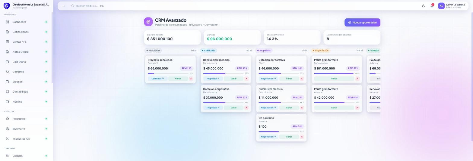 Módulo CRM Avanzado
